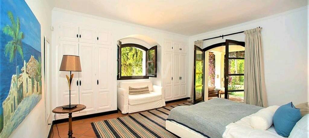 Magnificent Andalusian-style villa available for long-term rental in a gated community with 24-hour security.