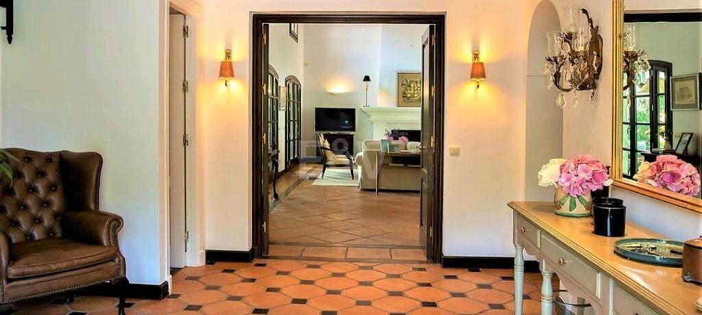 Magnificent Andalusian-style villa available for long-term rental in a gated community with 24-hour security.