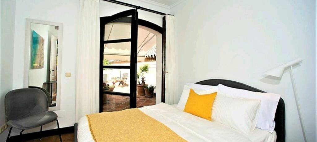 Magnificent Andalusian-style villa available for long-term rental in a gated community with 24-hour security.