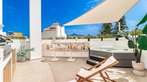 Boho-Stil Townhouse nahe Puerto Banus