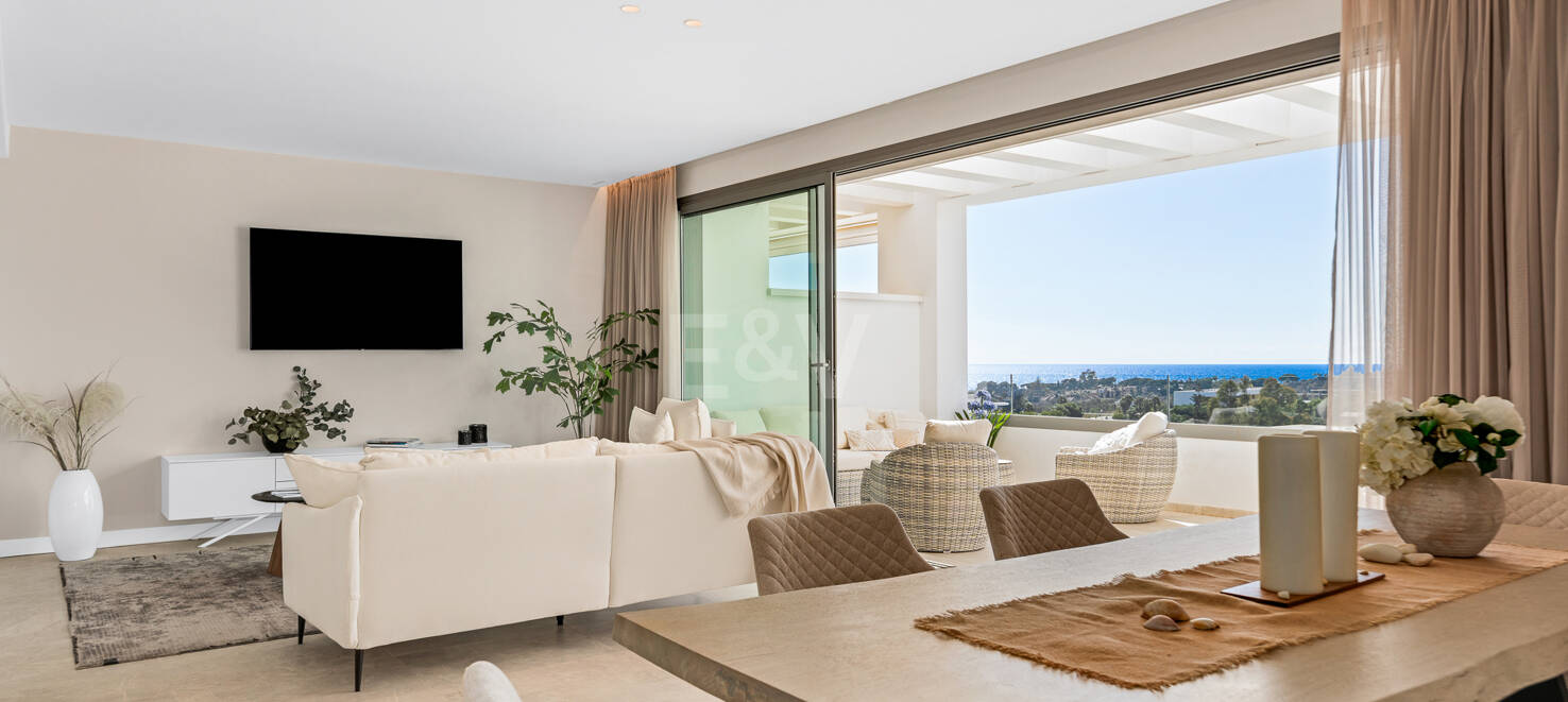 Penthouse mit Meer- und Bergblick in einer 5-Sterne-Wohnanlage
