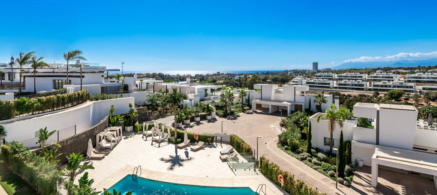Penthouse mit Meer- und Bergblick in einer 5-Sterne-Wohnanlage