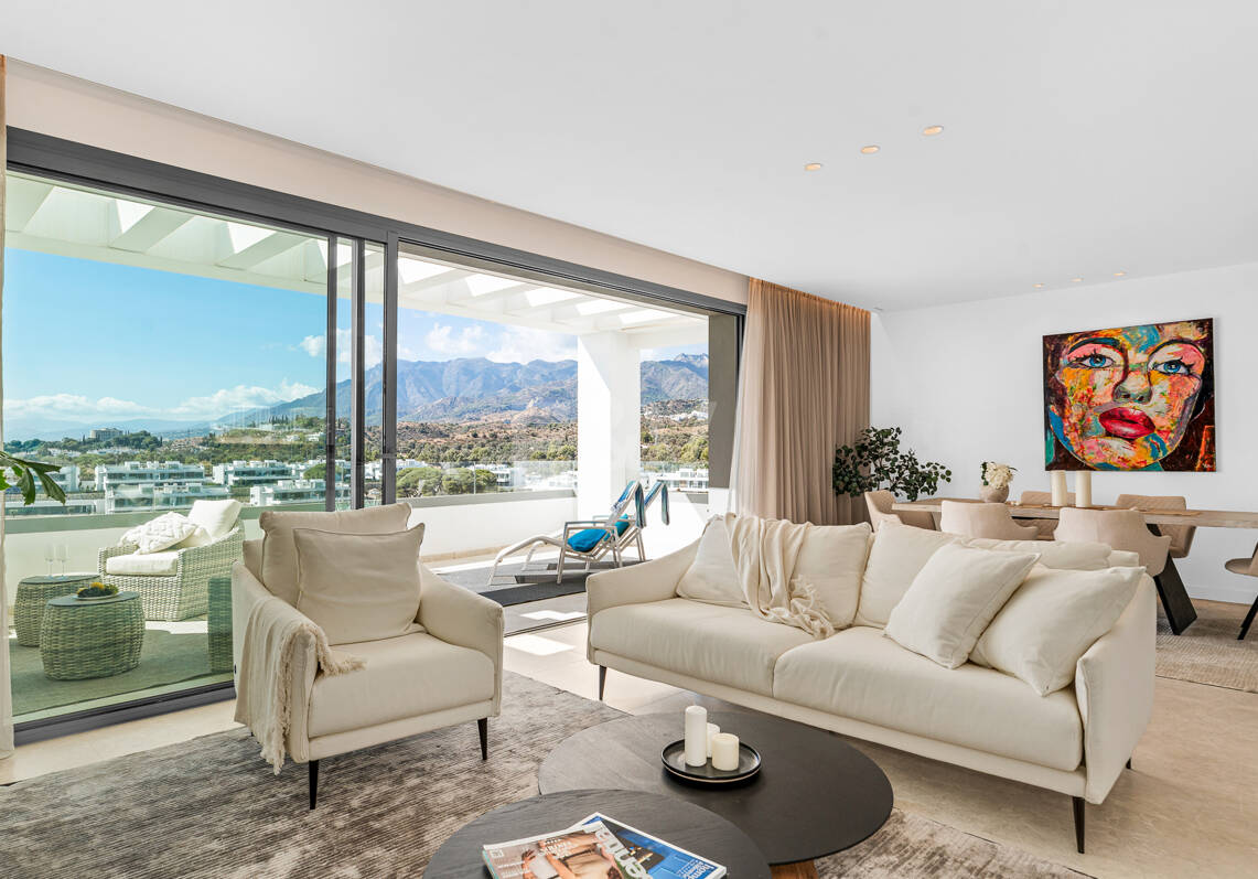 Penthouse avec Mer & Montagne Vues dans la communauté 5 étoiles