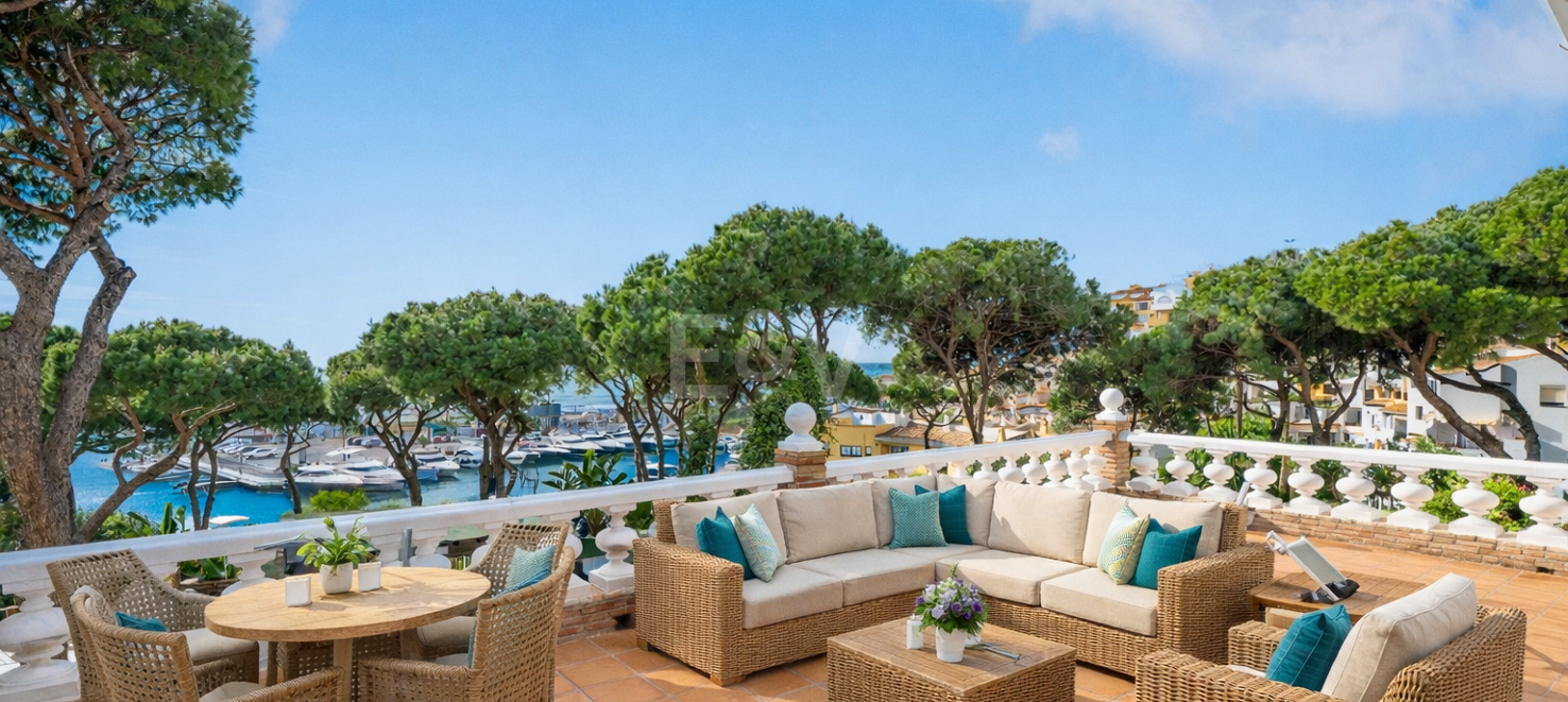 Villa avec accès privé à la plage et à la marina de Cabopino