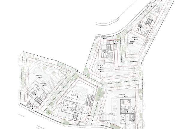 4 parcelles exclusives avec permis de construire