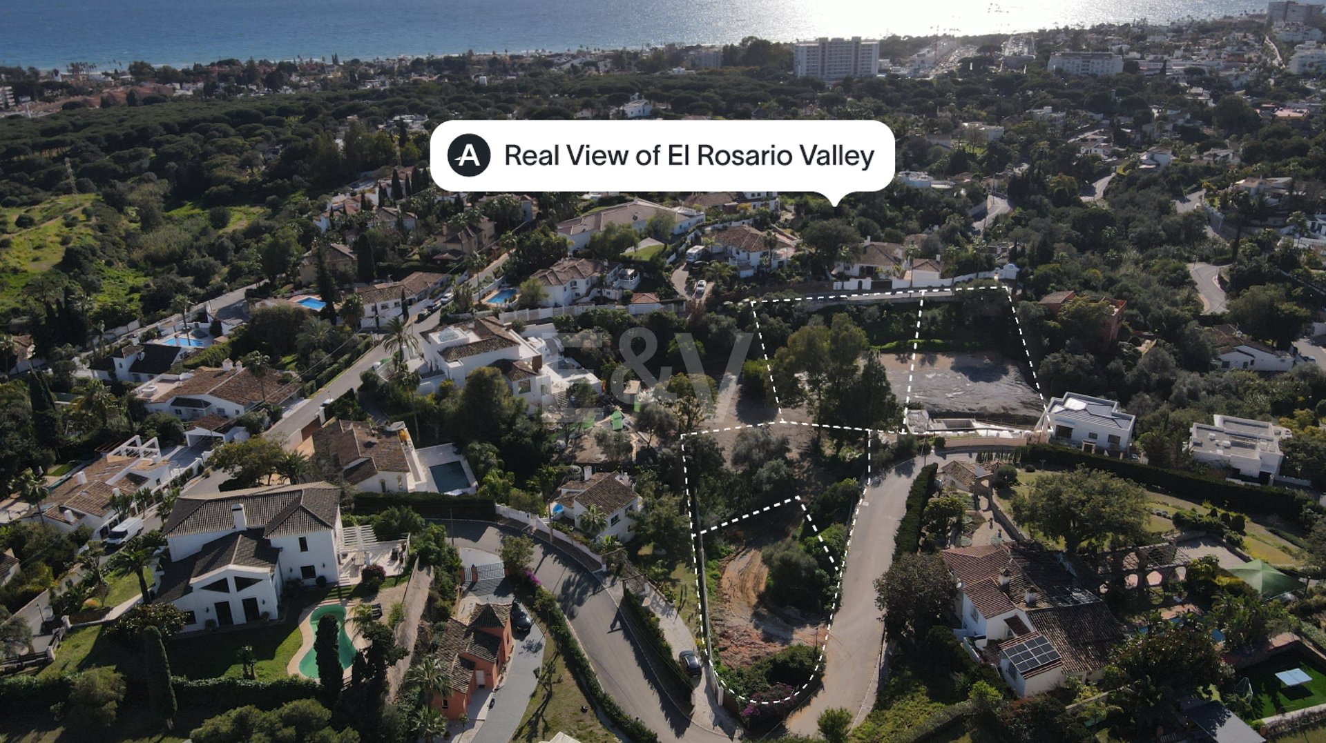 4 parcelles exclusives avec permis de construire