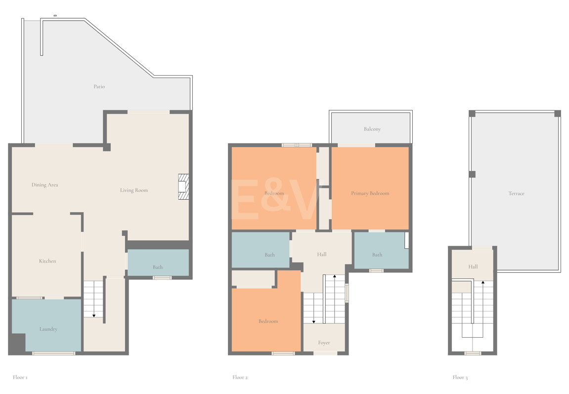 Townhouse nära stranden i Costabella