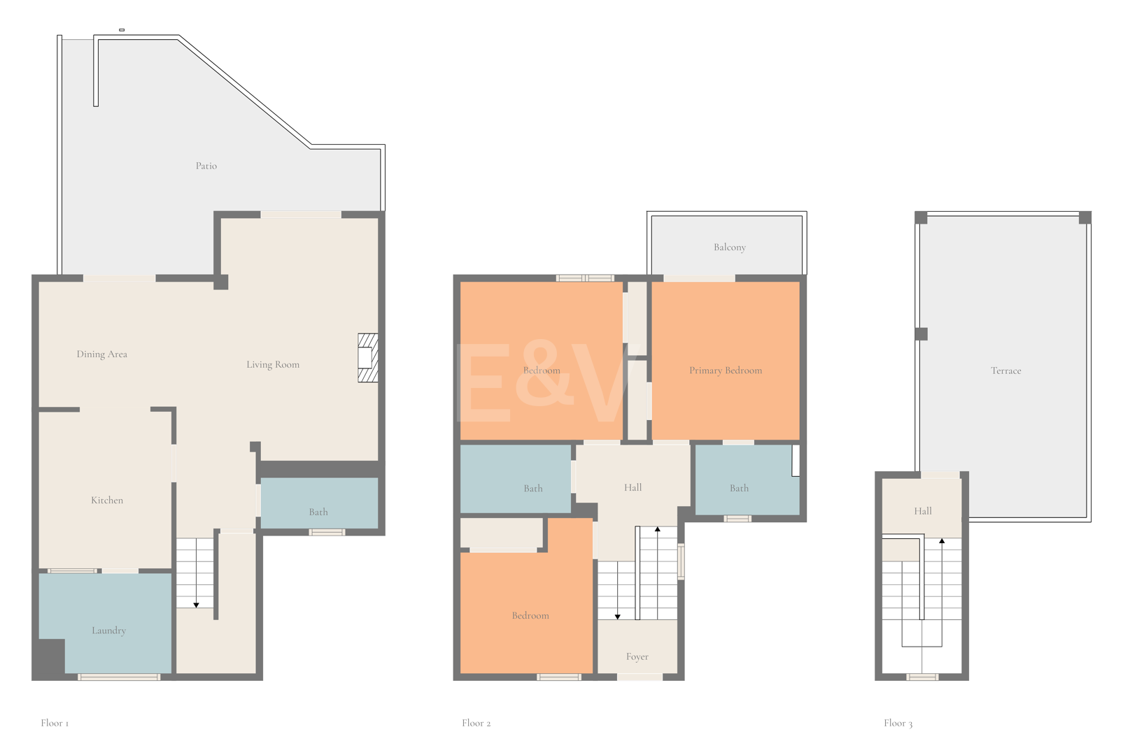 Townhouse nära stranden i Costabella