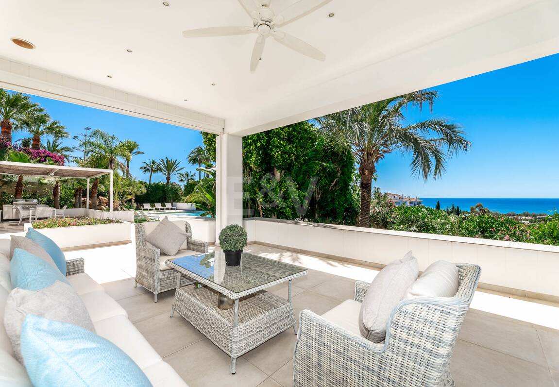 Impresionante villa con vistas al mar
