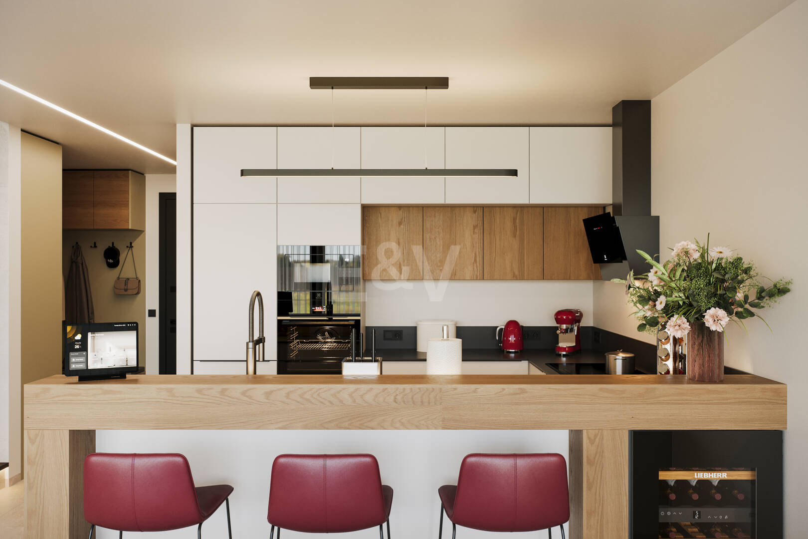 New Designer Villa Steps from the Sea and Town Centre