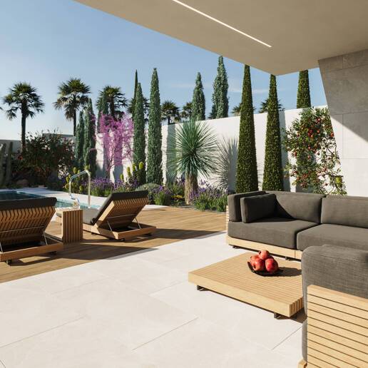 Neue Designer-Villa, Schritte vom Meer und Stadtzentrum entfernt