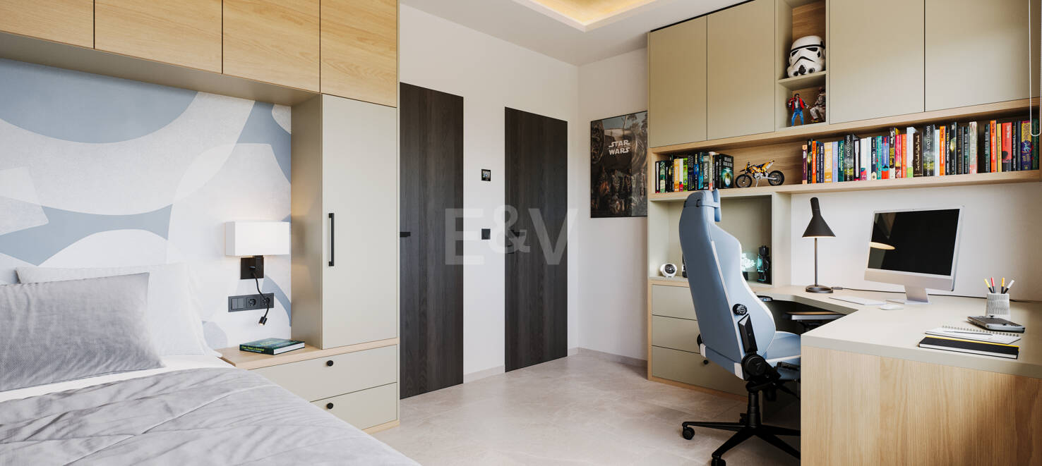 Neue Designer-Villa, Schritte vom Meer und Stadtzentrum entfernt