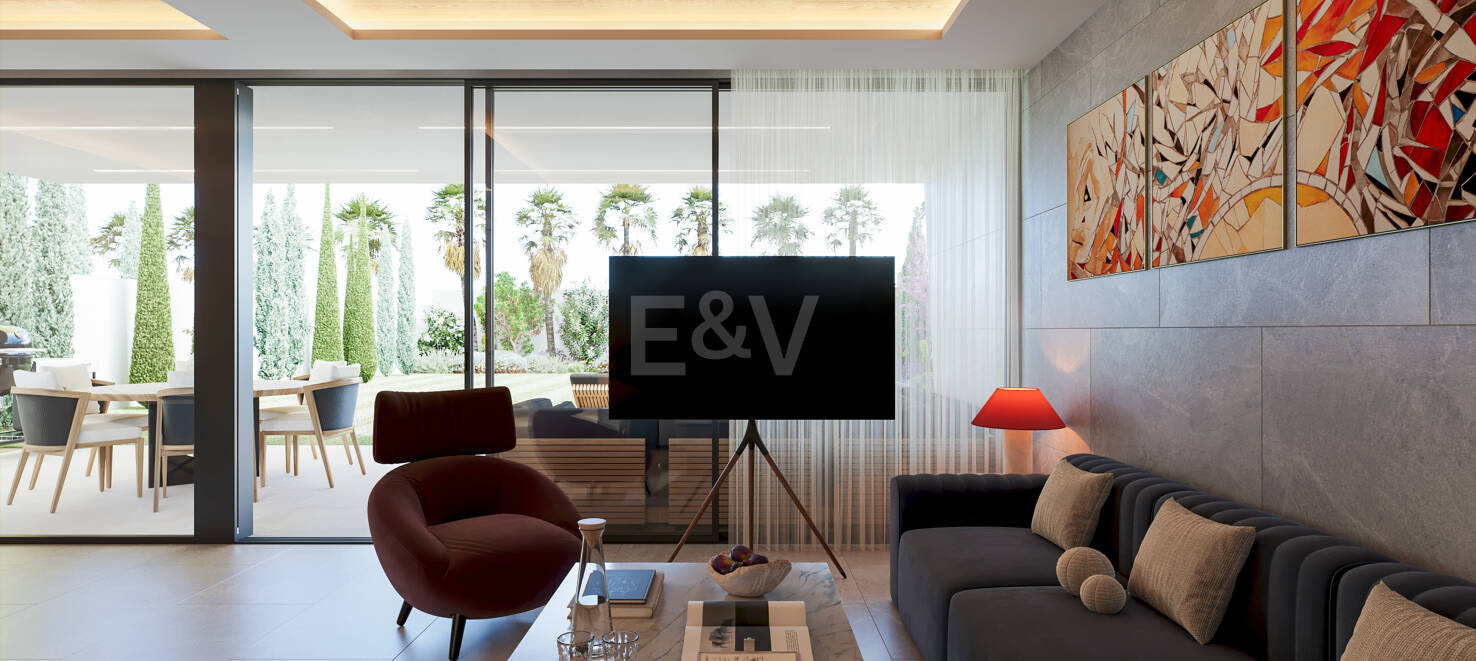 Neue Designer-Villa, Schritte vom Meer und Stadtzentrum entfernt