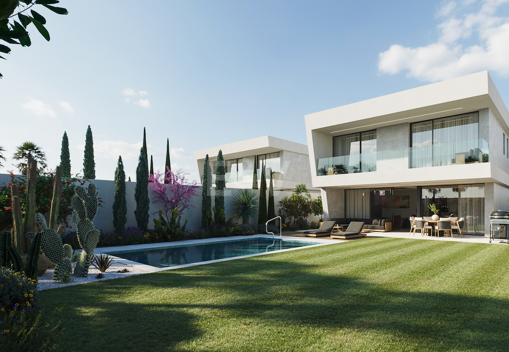 Neue Designer-Villa, Schritte vom Meer und Stadtzentrum entfernt