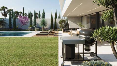 Proyecto de Villa Eco-Eficiente con Piscina Privada y Jardín Cerca de Puerto Banús
