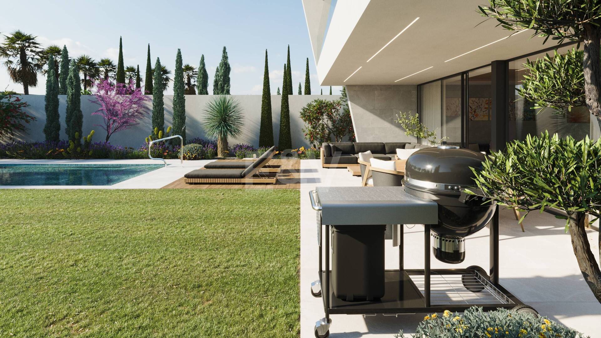 Éco-efficaces Projet de villa avec piscine privée et jardin près de Puerto Banús