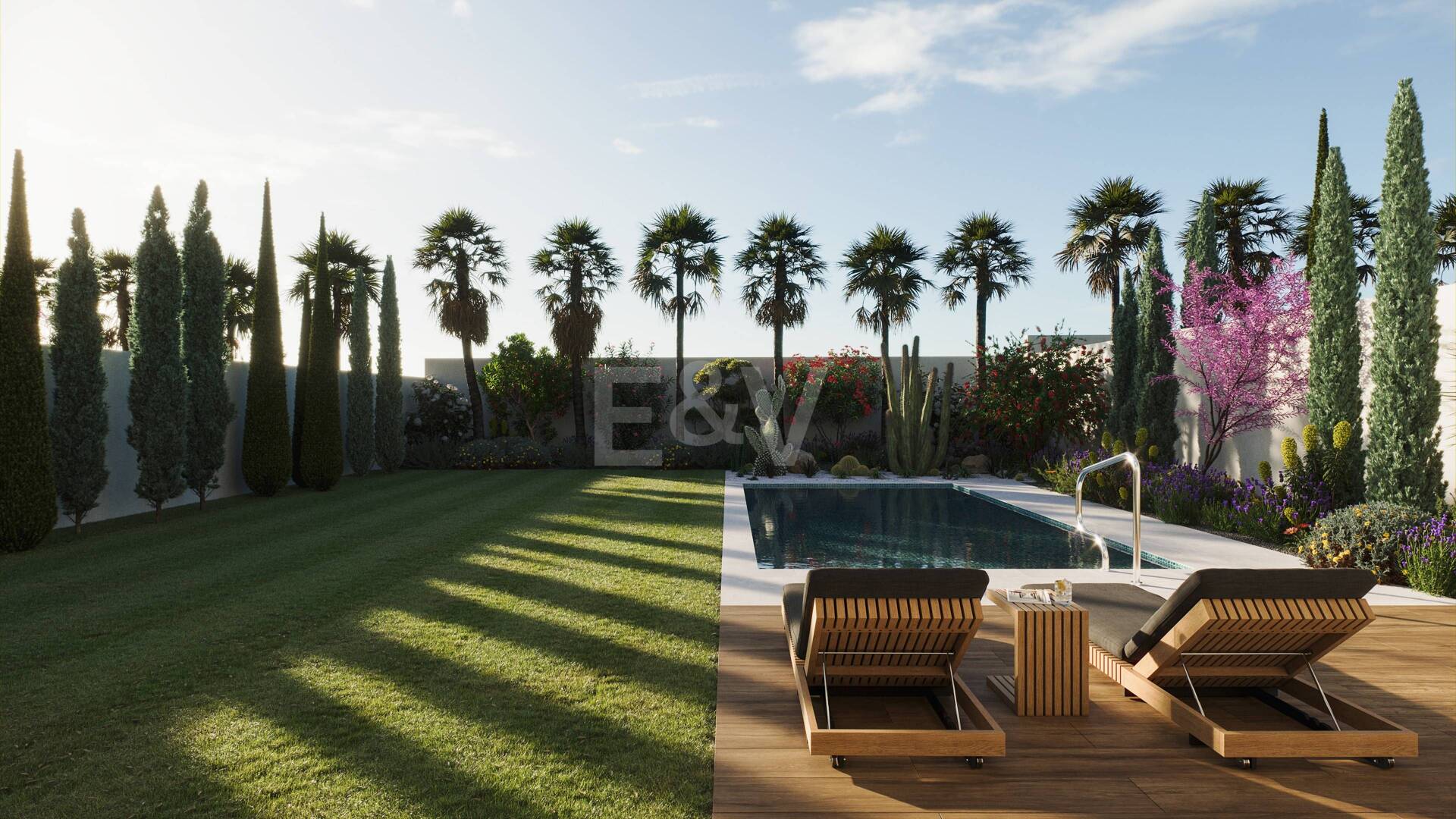 Éco-efficaces Projet de villa avec piscine privée et jardin près de Puerto Banús