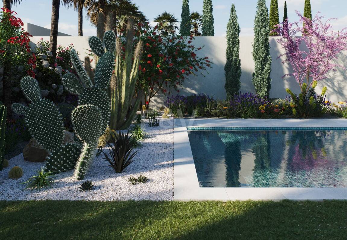 Éco-efficaces Projet de villa avec piscine privée et jardin près de Puerto Banús