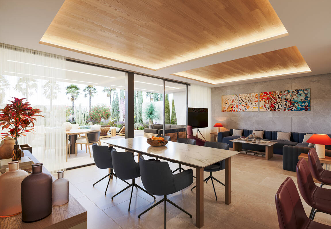 Éco-efficaces Projet de villa avec piscine privée et jardin près de Puerto Banús