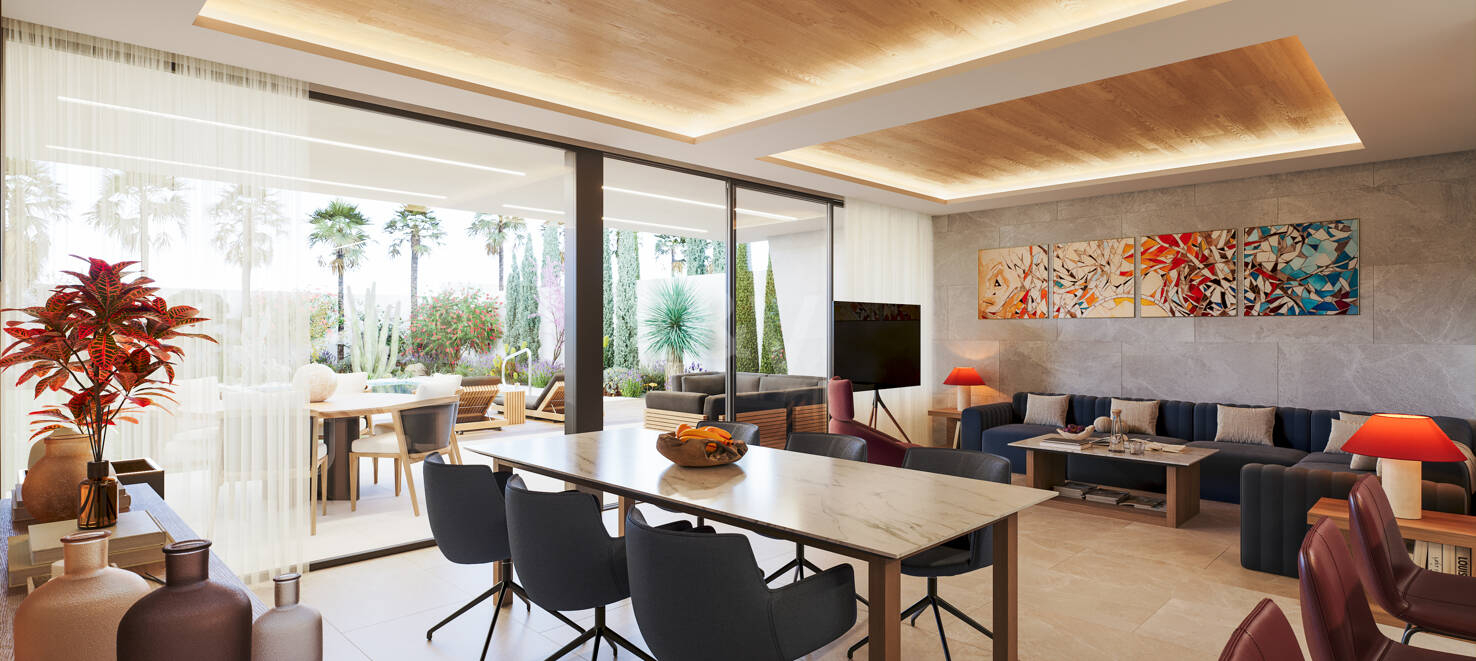 Éco-efficaces Projet de villa avec piscine privée et jardin près de Puerto Banús