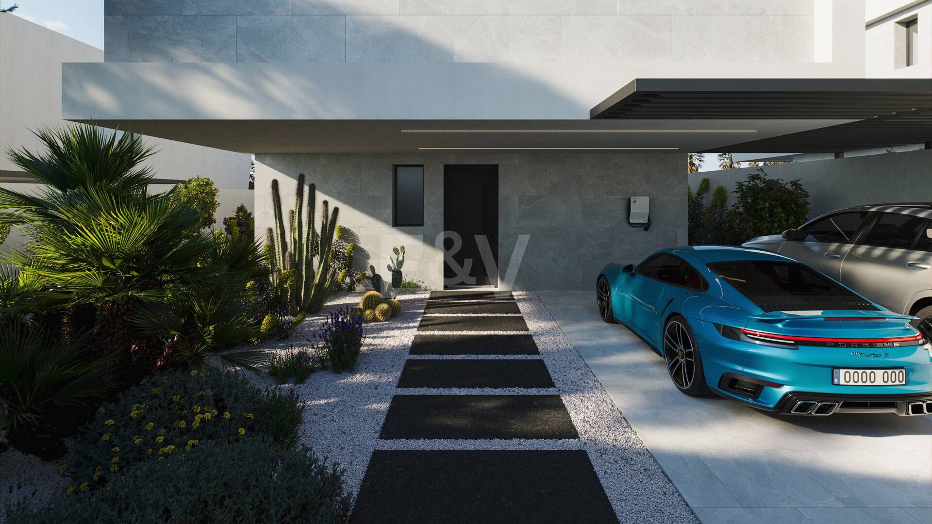 Éco-efficaces Projet de villa avec piscine privée et jardin près de Puerto Banús