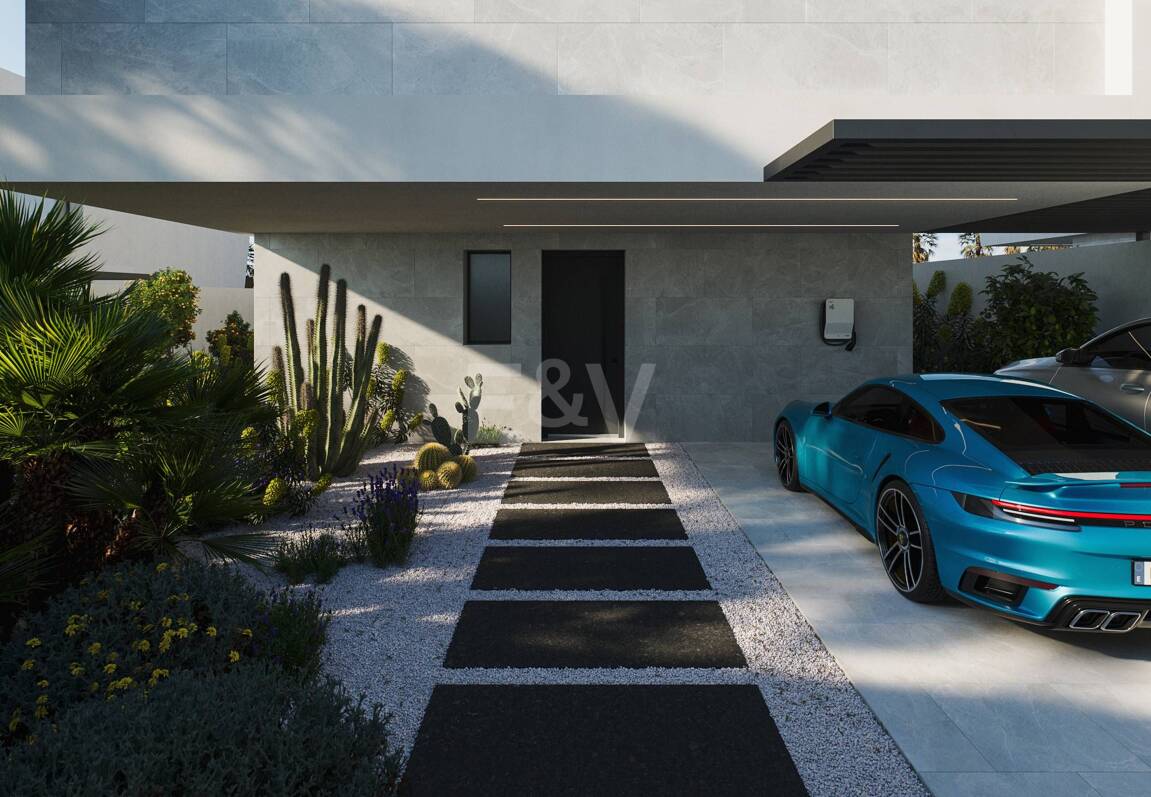 Éco-efficaces Projet de villa avec piscine privée et jardin près de Puerto Banús