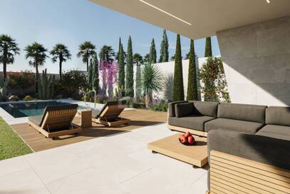 Éco-efficaces Projet de villa avec piscine privée et jardin près de Puerto Banús