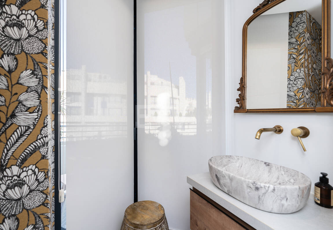 Penthouse with Sea Views Steps From the Beach