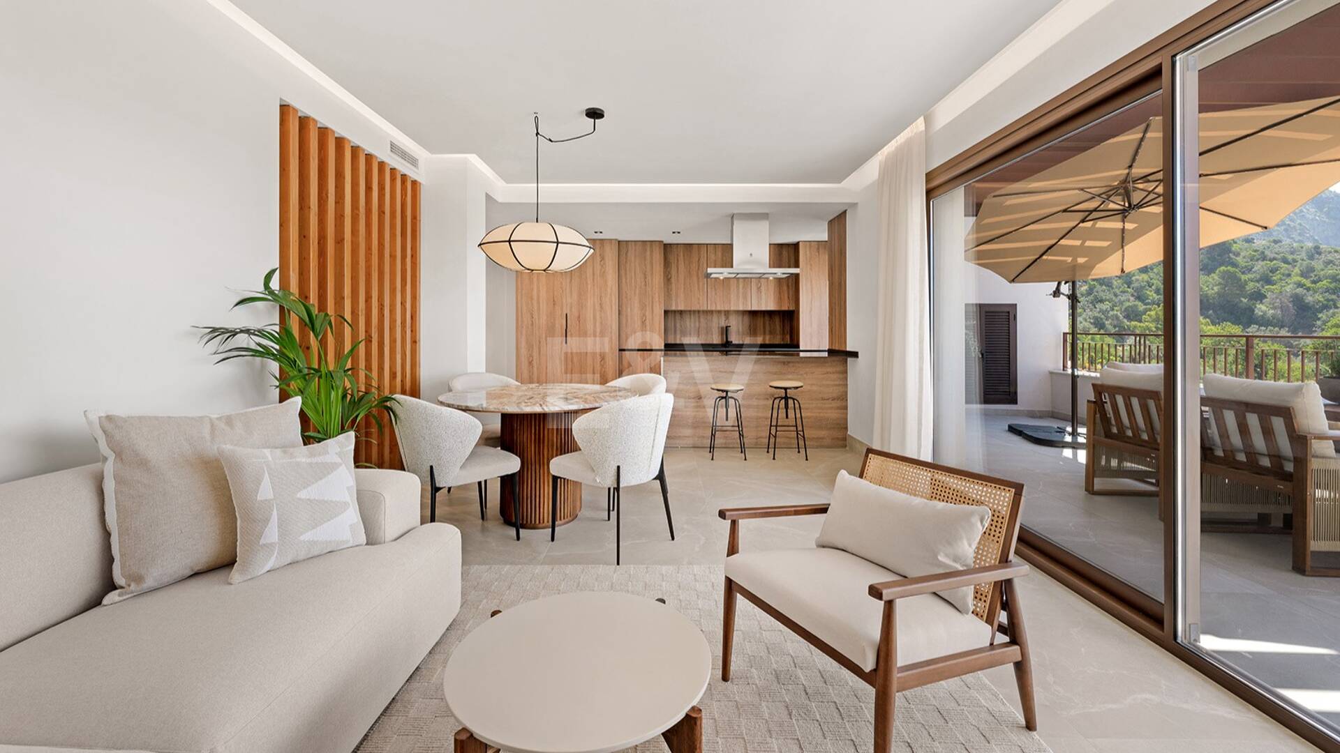 Penthouse Duplex moderne avec vue imprenable et toit Solarium