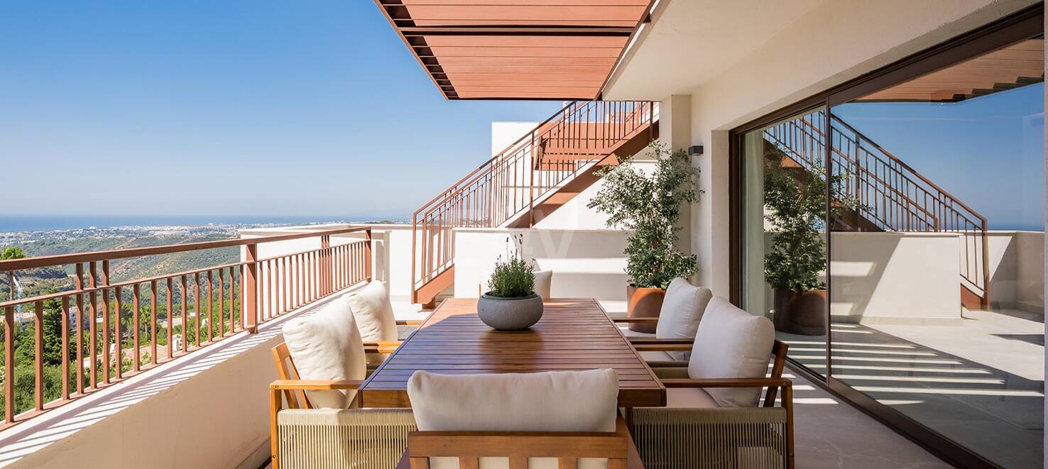 Apartamento moderno con solárium en la azotea en Cerros del Lago