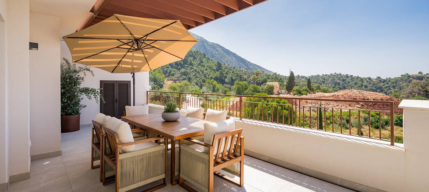 Apartamento moderno con solárium en la azotea en Cerros del Lago