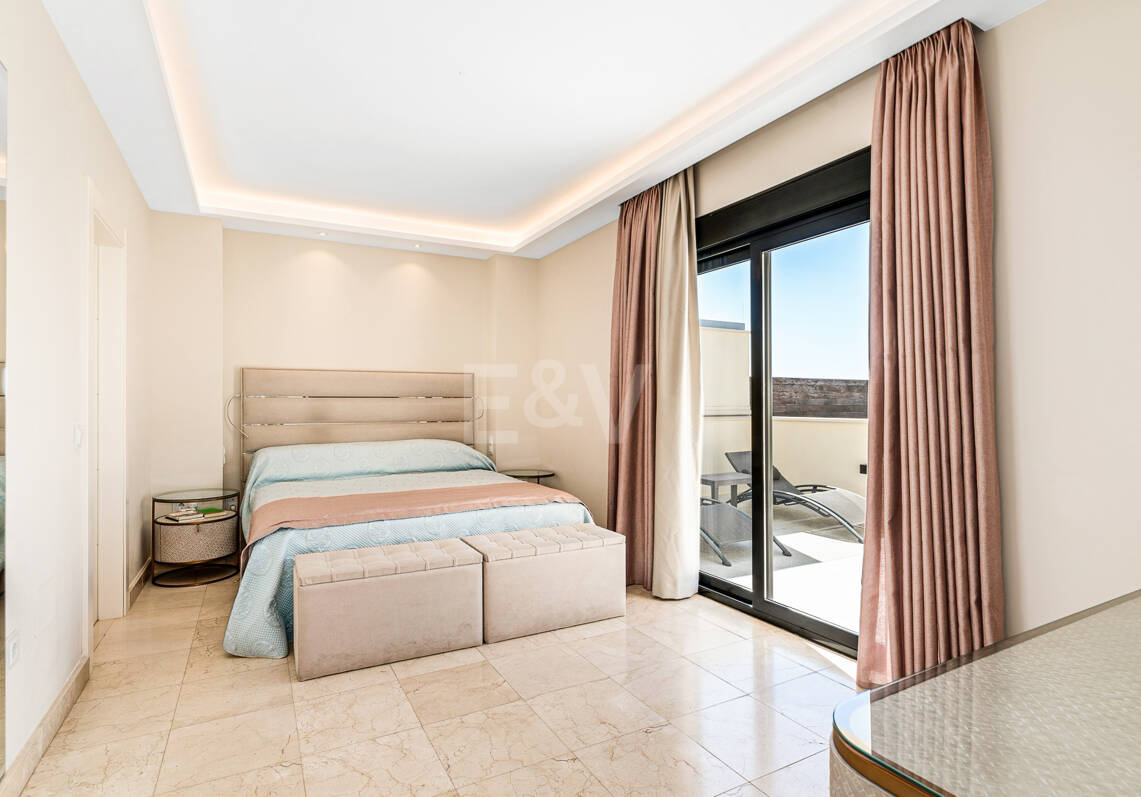Penthouse avec intimité, vue panoramique et sécurité 24H
