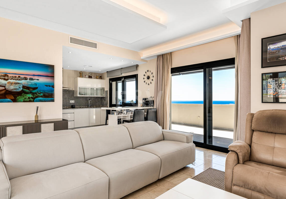 Penthouse avec intimité, vue panoramique et sécurité 24H