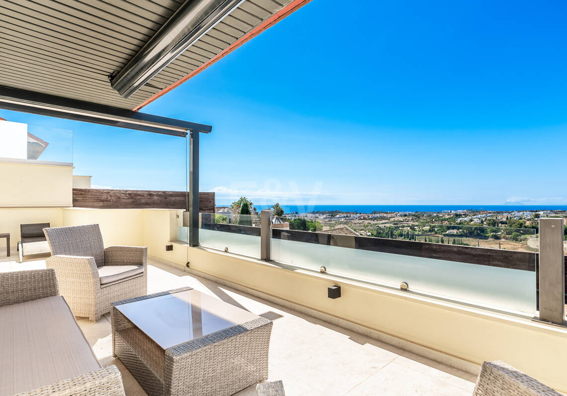 Penthouse avec intimité, vue panoramique et sécurité 24H