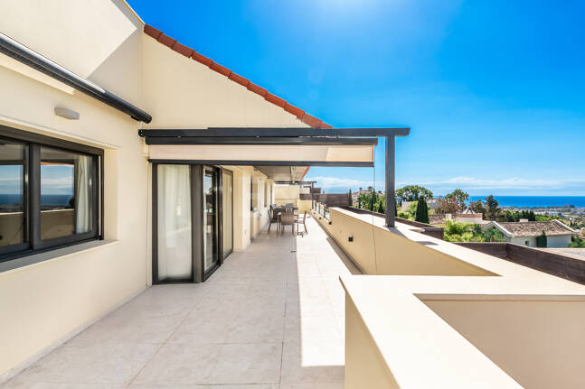 Dachgeschoss mit Privatsphäre, Panoramablick und 24-Stunden-Sicherheit