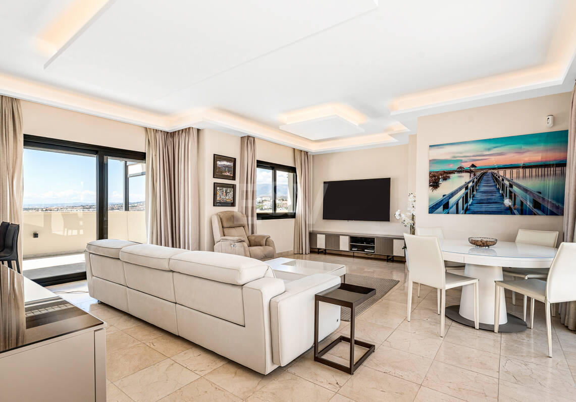 Penthouse avec intimité, vue panoramique et sécurité 24H