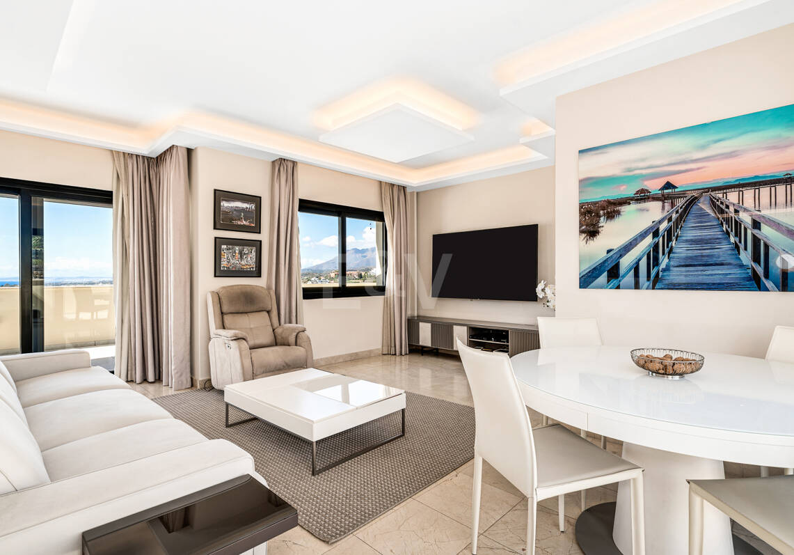 Penthouse avec intimité, vue panoramique et sécurité 24H