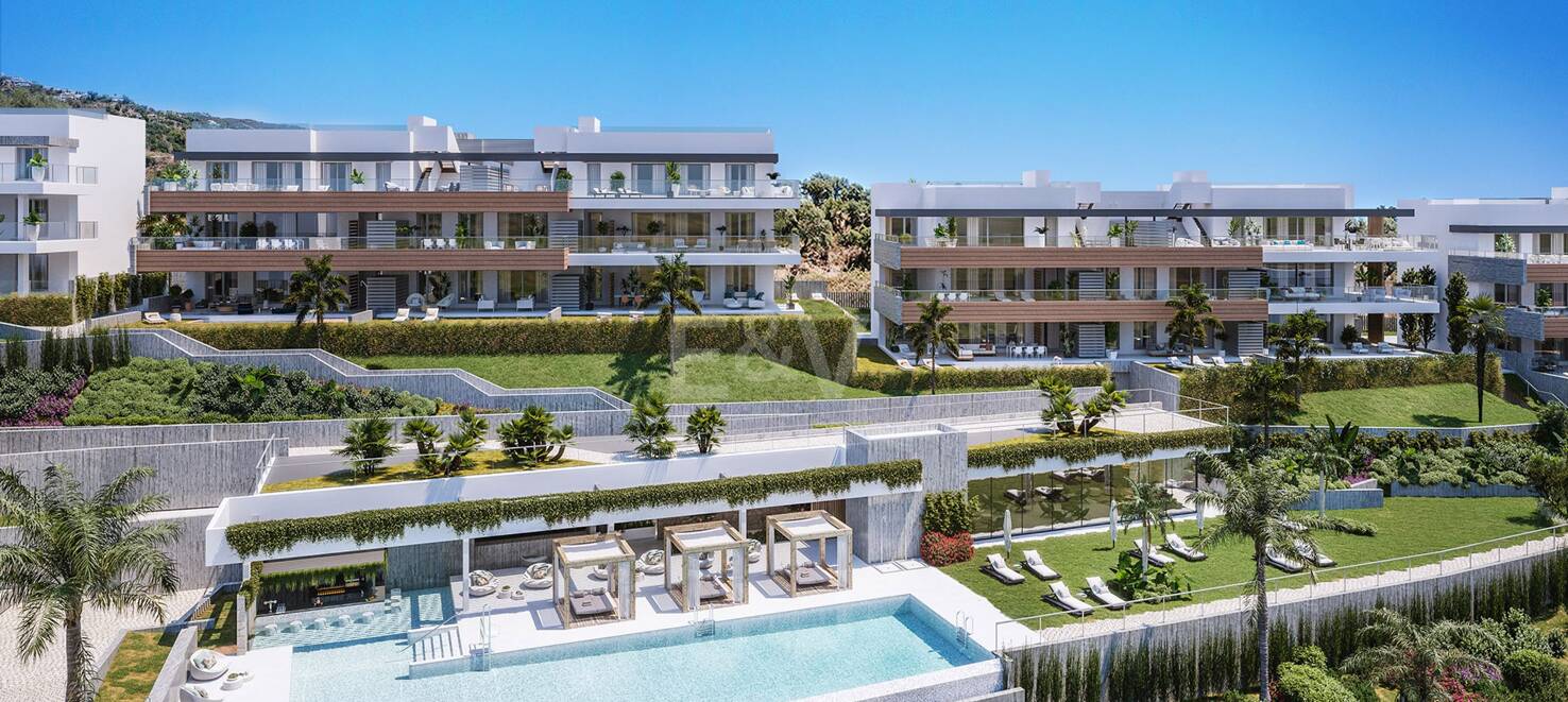 Neu erbaute Luxuswohnung und ein neuer Lebensstil mit atemberaubendem Meerblick erwarten Sie in Altos de los Monteros - Marbella Ost