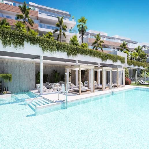 Neu erbaute Luxuswohnung und ein neuer Lebensstil mit atemberaubendem Meerblick erwarten Sie in Altos de los Monteros - Marbella Ost