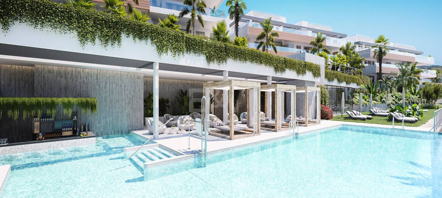 Neu erbaute Luxuswohnung und ein neuer Lebensstil mit atemberaubendem Meerblick erwarten Sie in Altos de los Monteros - Marbella Ost
