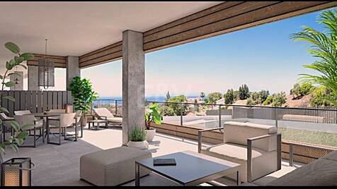 Neu erbaute Luxuswohnung und ein neuer Lebensstil mit atemberaubendem Meerblick erwarten Sie in Altos de los Monteros - Marbella Ost