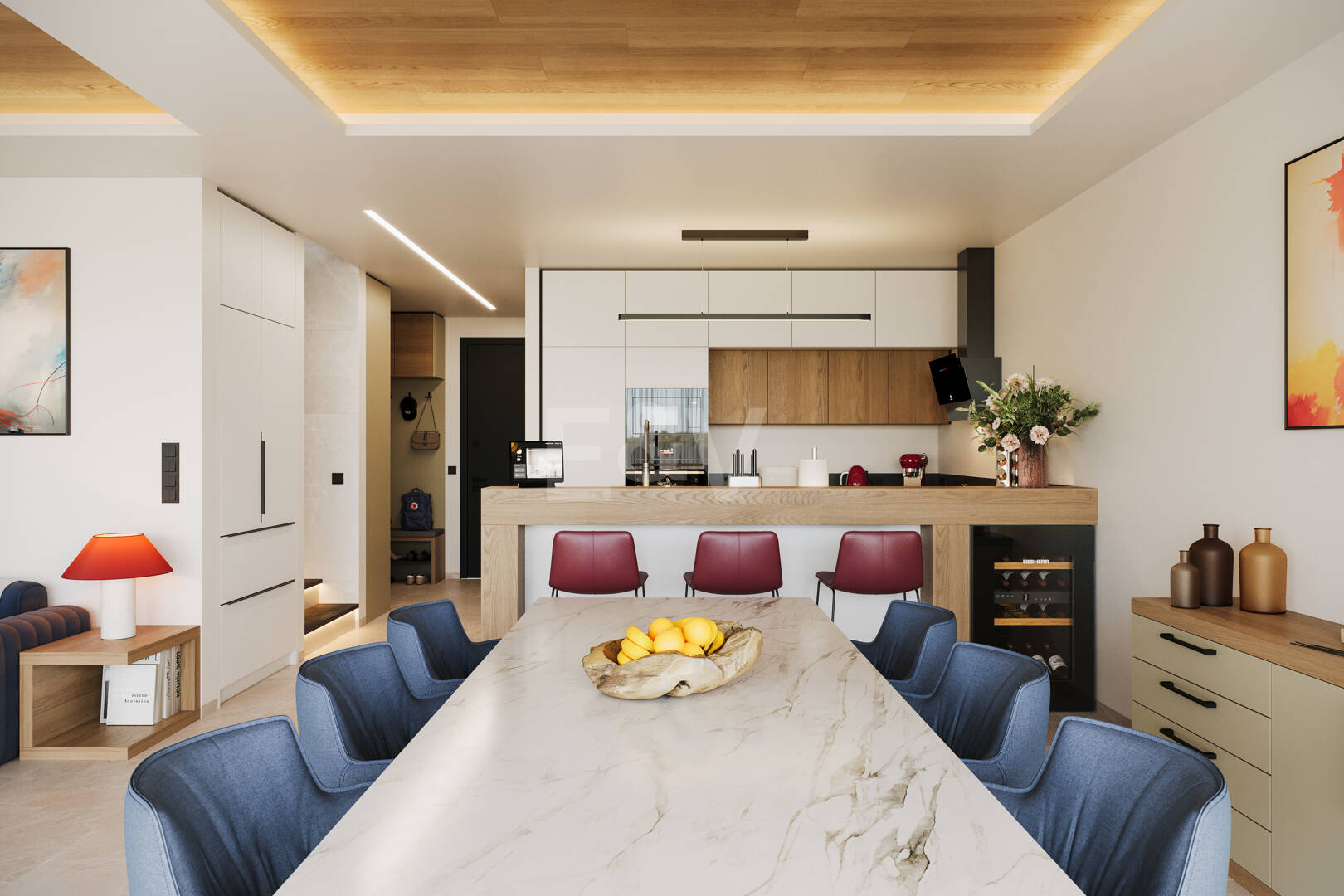 Villa de luxe Tranquil Projet de la plage avec Smart Home Caractéristiques