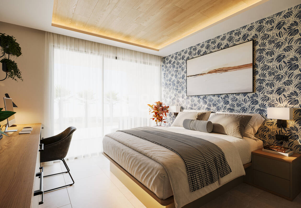 Ruhiges Luxus-Villa-Projekt am Strand mit Smart-Home-Funktionen