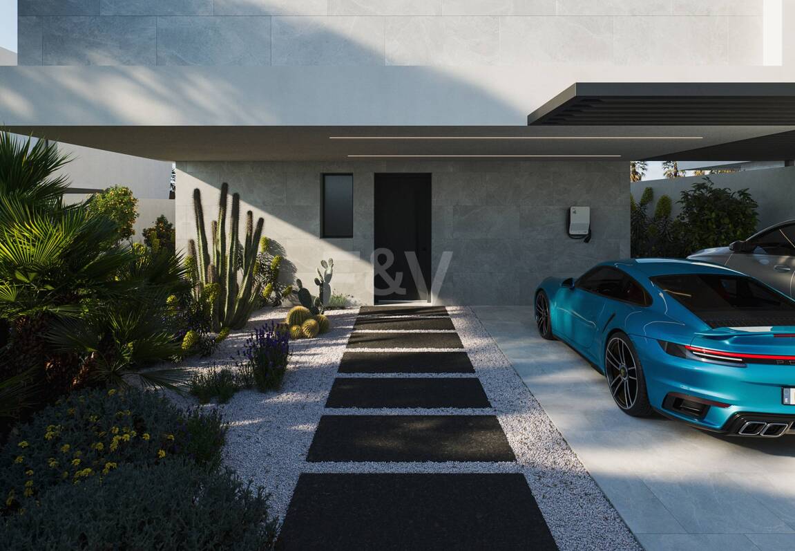 Ruhiges Luxus-Villa-Projekt am Strand mit Smart-Home-Funktionen