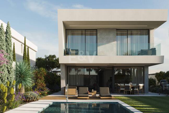 Ruhiges Luxus-Villa-Projekt am Strand mit Smart-Home-Funktionen