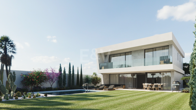 Ruhiges Luxus-Villa-Projekt am Strand mit Smart-Home-Funktionen