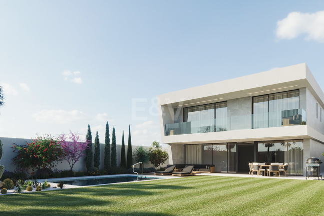 Ruhiges Luxus-Villa-Projekt am Strand mit Smart-Home-Funktionen