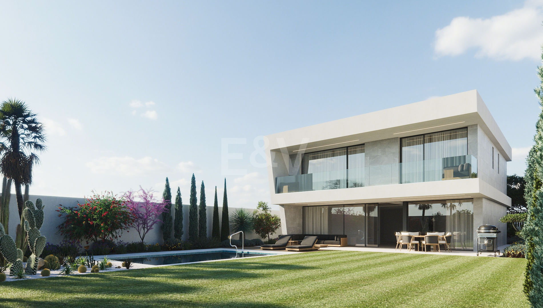 Villa de luxe Tranquil Projet de la plage avec Smart Home Caractéristiques