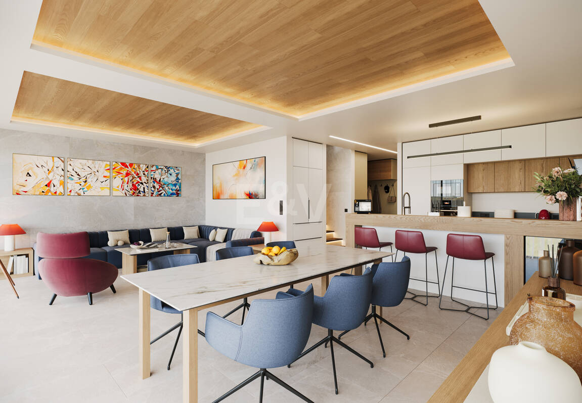 Ruhiges Luxus-Villa-Projekt am Strand mit Smart-Home-Funktionen