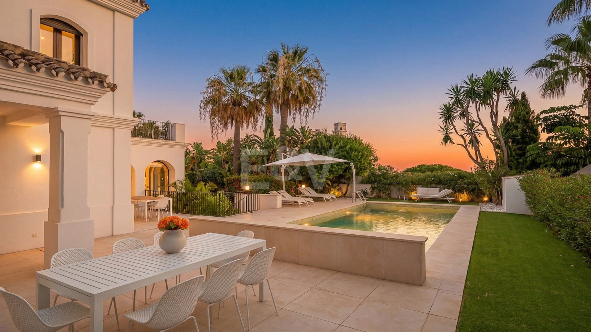 Modern Andalusian Villa Steps from the Beach